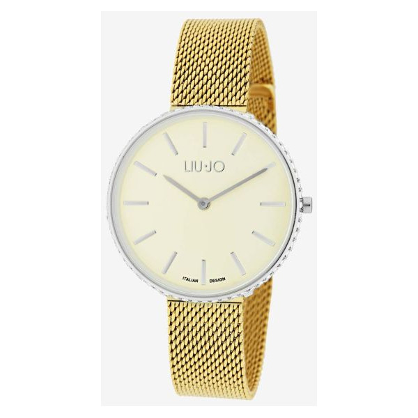 Orologio Donna Liu Jo Glamour Globe Maxi TLJ1413 – Acciaio IP Oro con Quadrante Champagne