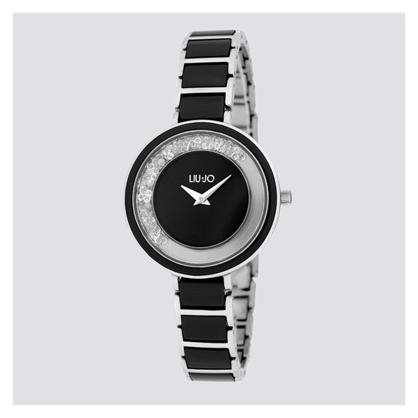 Orologio Donna Liu Jo Dancing Finest TLJ1910 – Acciaio e Ceramica Nero/Argento con Cristalli