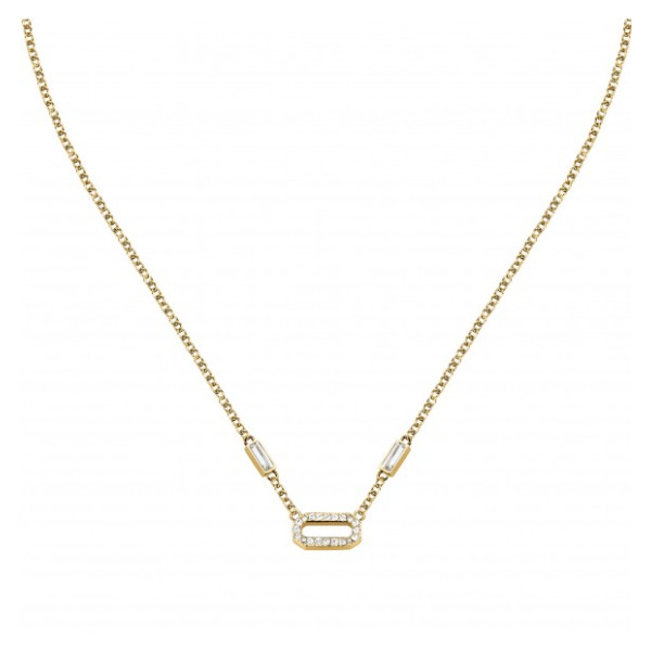 Collana Donna Karl Lagerfeld Crystals KLAYC10 – Acciaio Dorato con Cristalli Bianchi
