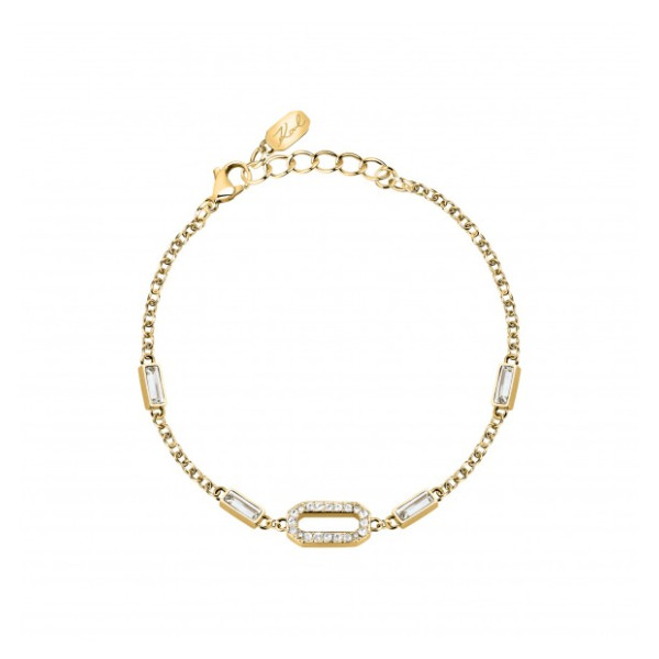 Bracciale Donna Karl Lagerfeld Crystals KLAYC20 – Acciaio Dorato con Cristalli Bianchi