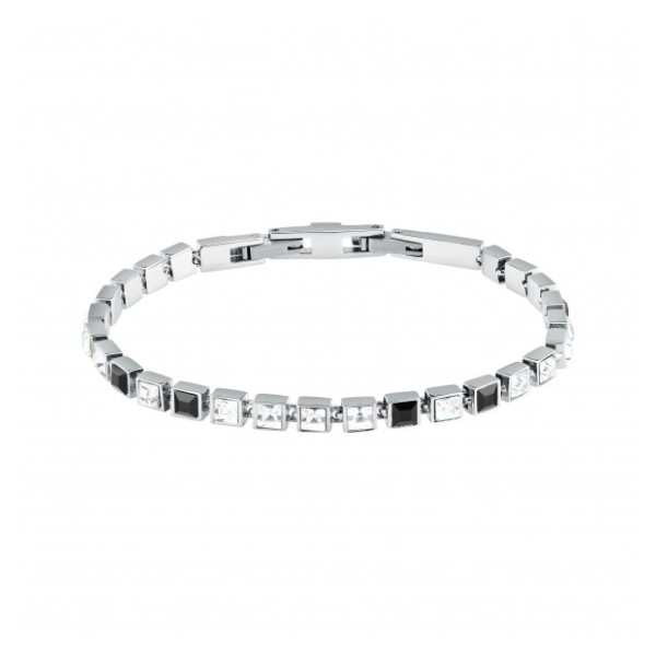 Bracciale Unisex Karl Lagerfeld Crystals KLAYC27 – Acciaio Rodiato con Cristalli