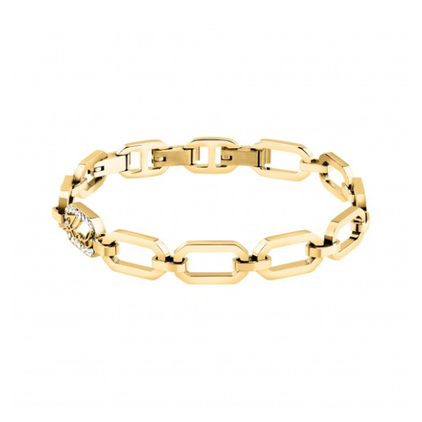Bracciale Karl Lagerfeld Crystals KLAYC30 – Acciaio Dorato con Cristalli Bianchi