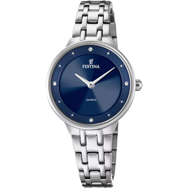 Orologio Festina F20600/3 – Solo Tempo Donna con Quadrante Azzurro e Bracciale in Acciaio