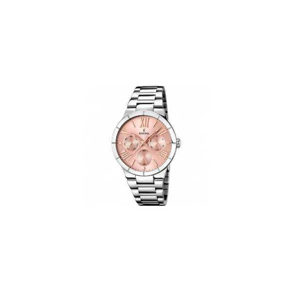 Orologio Festina Boyfriend F16716/3 – Donna con Quadrante Rosa e Bracciale in Acciaio Inox