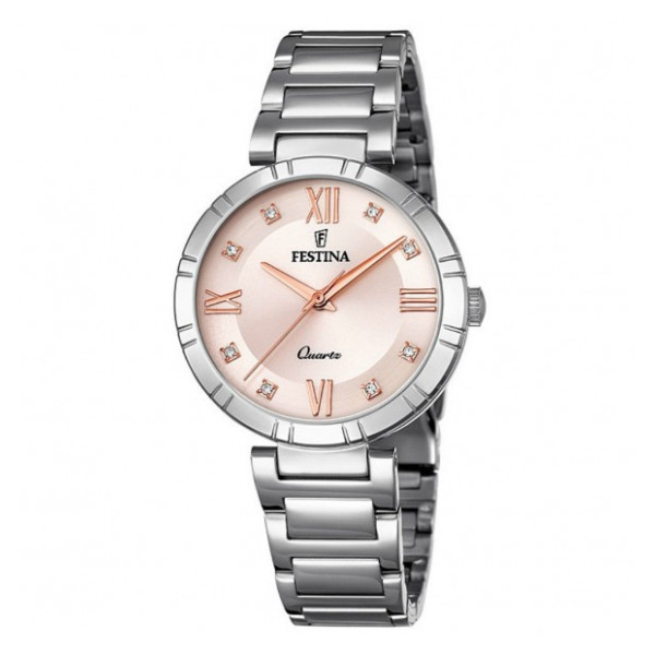 Orologio Festina Mademoiselle F16936/C – Donna con Quadrante Rosa e Bracciale in Acciaio Inox