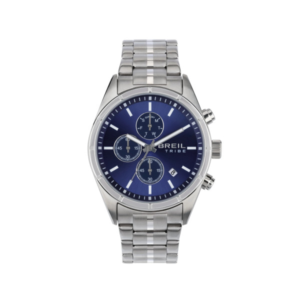 Breil Captain EW0692 – Orologio Uomo in Acciaio con Quadrante Blu Sunray