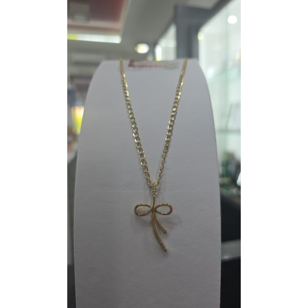Collana con croce 750