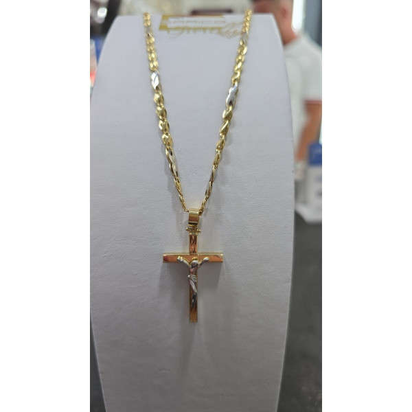 Collana con croce 750 18 kt
