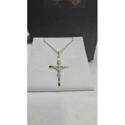 Collana Fune con Croce in...
