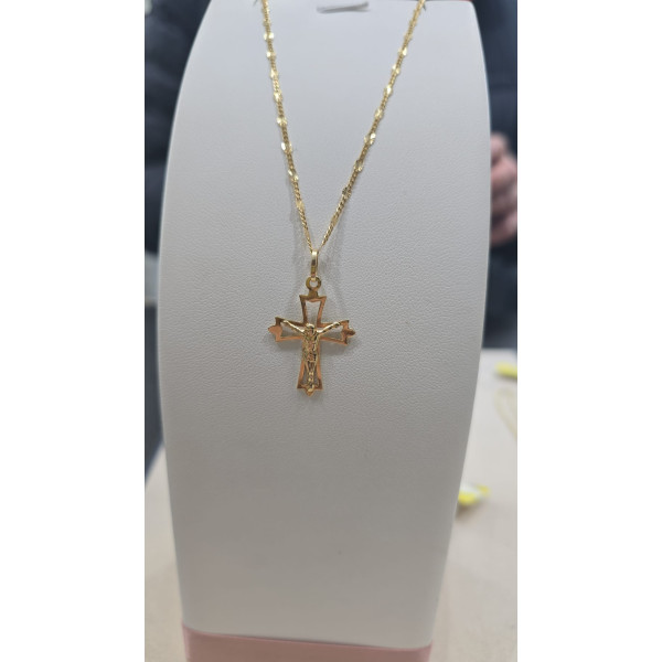 Collana in oro con Croce 750 millesimi