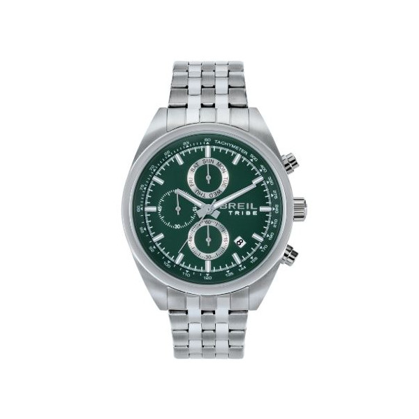 Orologio Breil Sky Volt EW0776 Cronografo Uomo Sportivo Acciaio Quadrante Nero 43 mm