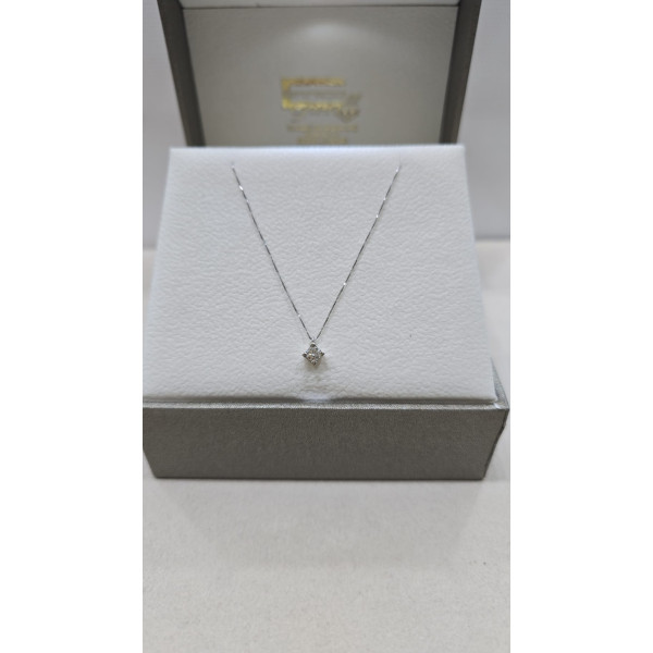 Punto luce in oro 750 con diamanti – 44 cm