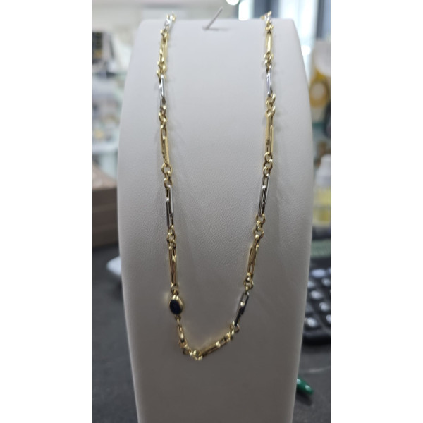 Collana in Oro 750 Modello Rudi Bicolore – 60 cm