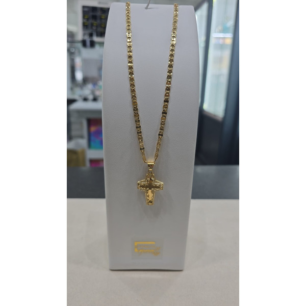Collana con Croce in Oro 750 millesimi