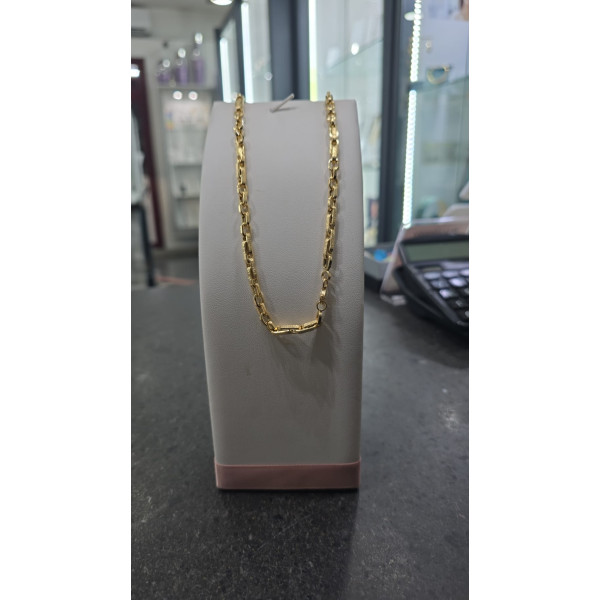 Collana 60 cm Greca Stile Versace in Oro 750 millesimi