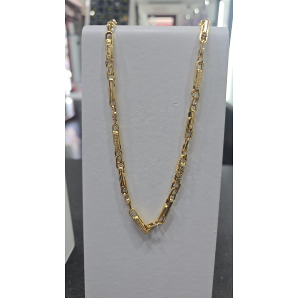 Collana 60 cm con Disegno Versace in Oro 750