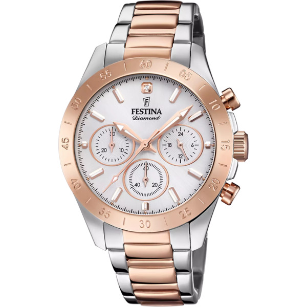 Orologio Festina Boyfriend F20398/1 da Donna in Acciaio Argento