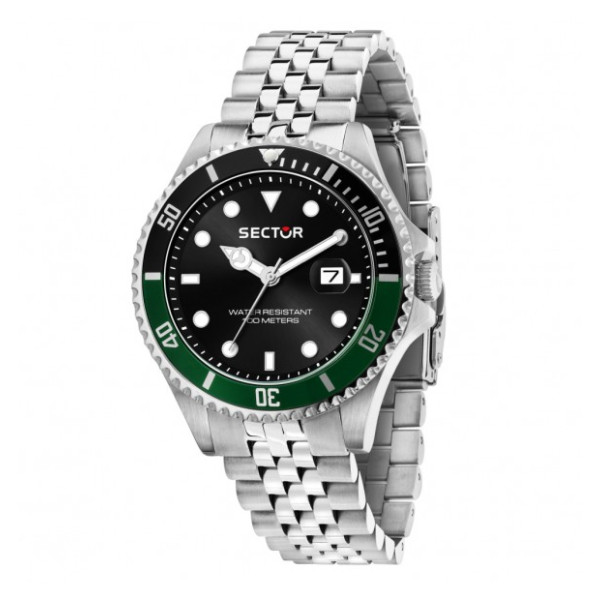 Orologio Uomo Sector 230 R3253161052 - Acciaio Silver & Quadrante Nero Sportivo