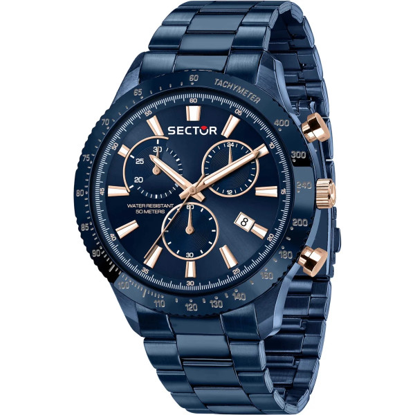 Orologio Uomo Sector 270 R3273778004 - Acciaio Silver & Quadrante Blu con Dettagli Sportivi
