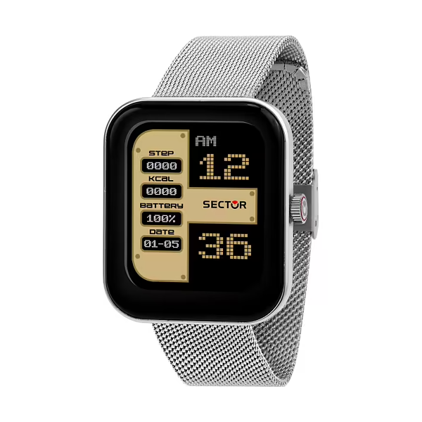 Orologio Uomo Sector S-03 R3253294001Acciaio Silver & Quadrante Sportivo