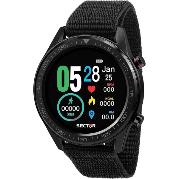 Orologio Sector S-02 R3251545002 Unisex - Design Minimal con Cinturino Nero