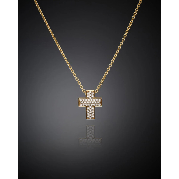 Collana Chiara Ferragni Pendente Squared Cross Small J19AWC01 – Eleganza e Stile