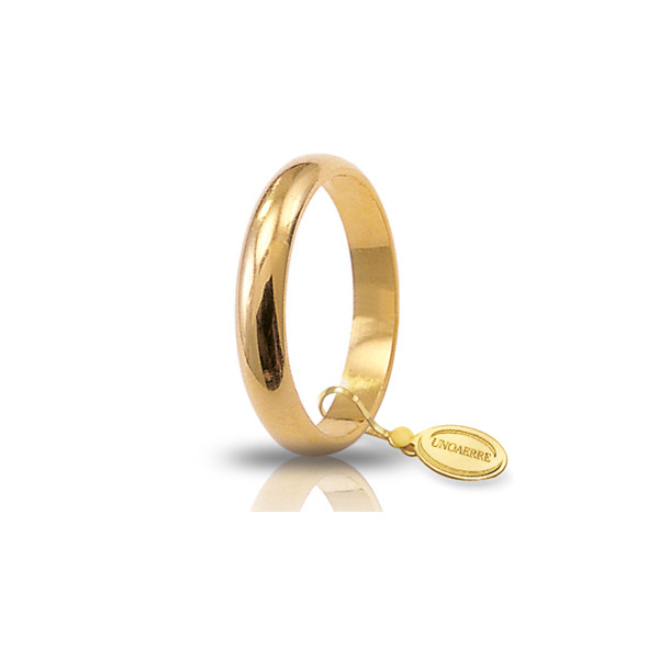 Fede Nuziale Classica in Oro Giallo  5 gr.750‰- Art.50 AFN 1 UNOAERRE
