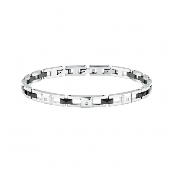 Bracciale Sector Ceramic SAFR45 Uomo – Acciaio e Ceramica